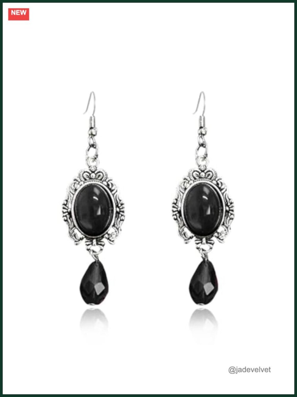Gothic Skeleton Vampire Dangle Earrings Witch Costume Jewelry
